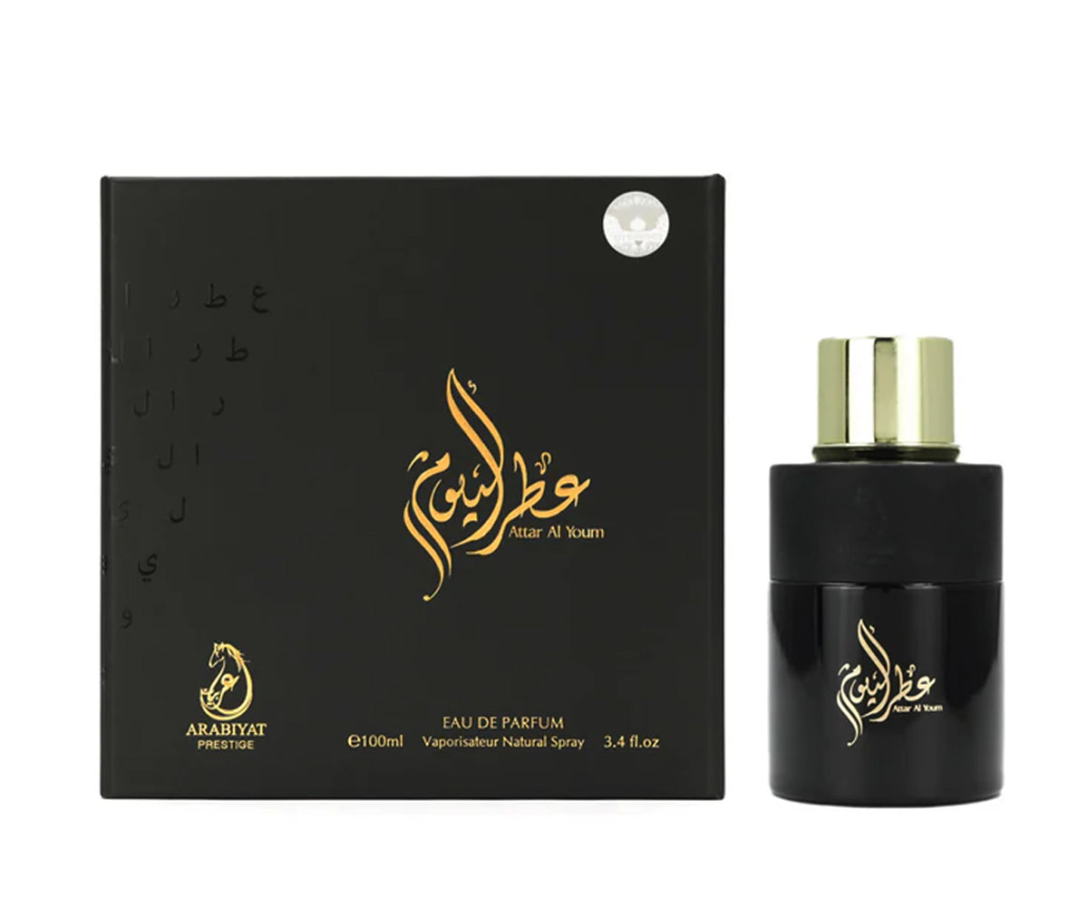 Arabiyat Prestige Attar Al Youm Black EDP 100ML (Unisex)  Indian Perfume Lounge | IPL.