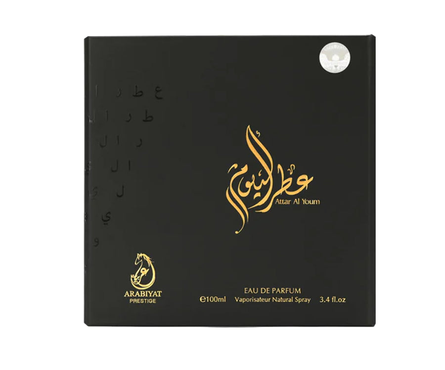 Arabiyat Prestige Attar Al Youm Black EDP 100ML (Unisex)  Indian Perfume Lounge | IPL.