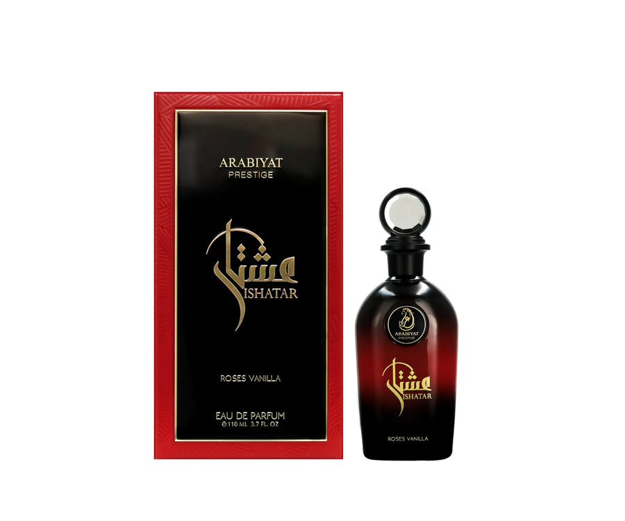 Arabiyat Prestige Ishatar Roses Vanilla EDP 110ML(Unisex)  Indian Perfume Lounge | IPL.